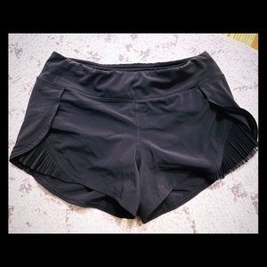 NWOT Lulu Lemon Black Running Shorts!